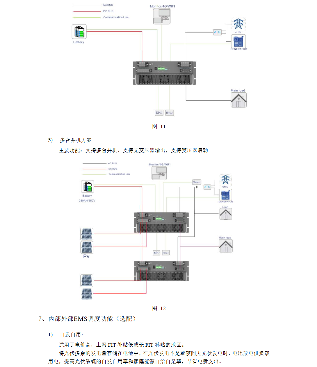 KHC-SP30HBG2微电网混合逆变器 第2代30KW风光储柴一体机 PCS模块